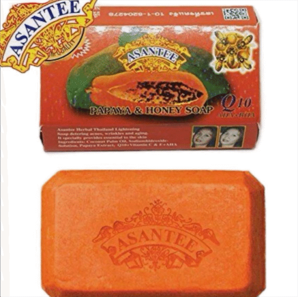 2× Asantee Papaya & Honey Soap 250g