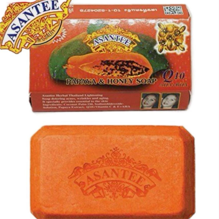 2× Asantee Papaya & Honey Soap 250g