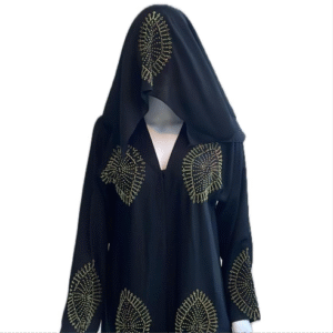 Medium Deep Black Abaya