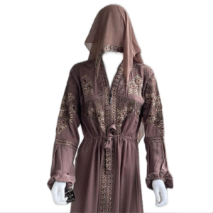 Dark Brown Abaya Wear