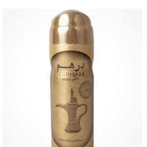 2 × 200ML DIRHAM GOLD DEODORANT CONCENTRATED BODY SPRAY