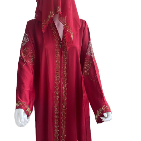 Red style Abaya