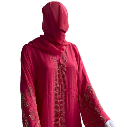 Reddish Styled Abaya