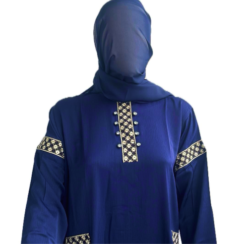 Royal Blue Abaya