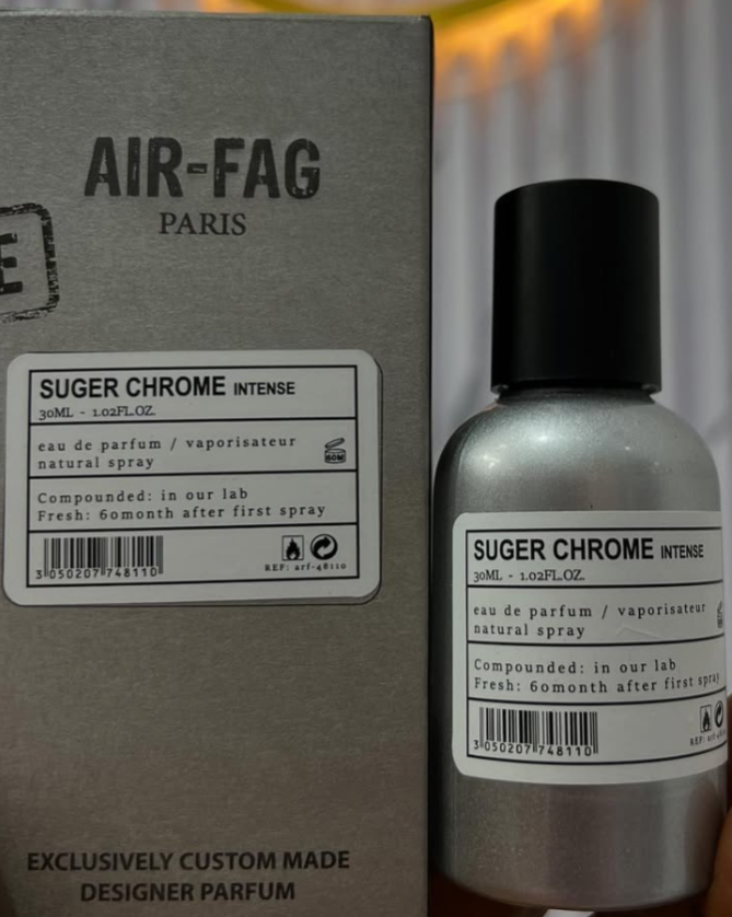 Air-Fag Paris Sugar Chrome Intense – 30ml