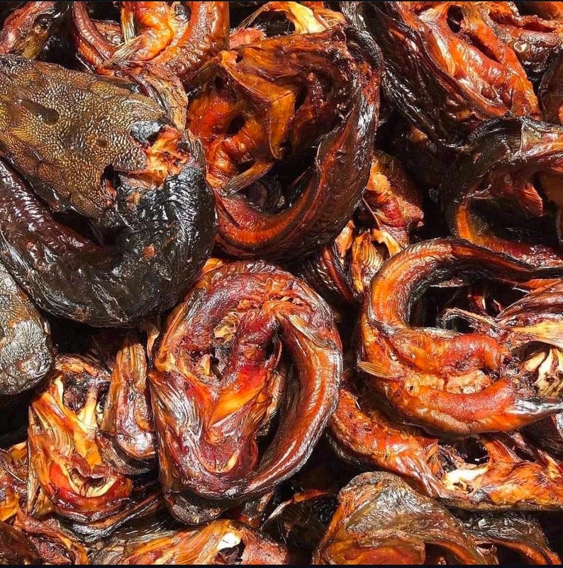 5pcs  Nigerian Whole Smoked Catfish Rings (Round) – Spiced, Tasty & Dried Mercy Crown Supermart